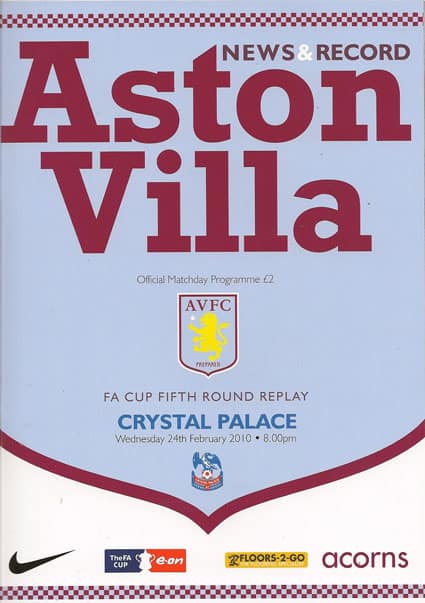 Aston Villa FC v Crystal Palace FC